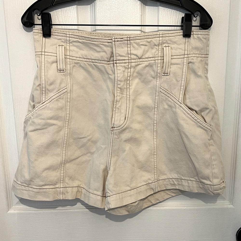 DYNAMITE DENIM Women's High Waist Khaki Shorts Size 30